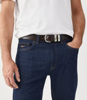 1 1/4" Solid Hide Belt - Chestnut