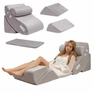 6 Pieces Bed Pillow Sleeping Wedge For Acid Reflux & Gerd