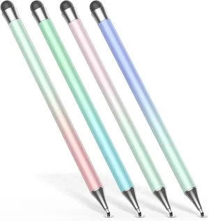 6PCS Universal Stylus Pens for Touch Screens,High Sensitivity Rubber Tips, Compatible with Apple/iPhone/iPad/iOS/Android/Samsung Tablets and All Capacitive Touch Screens (Gorgeous)