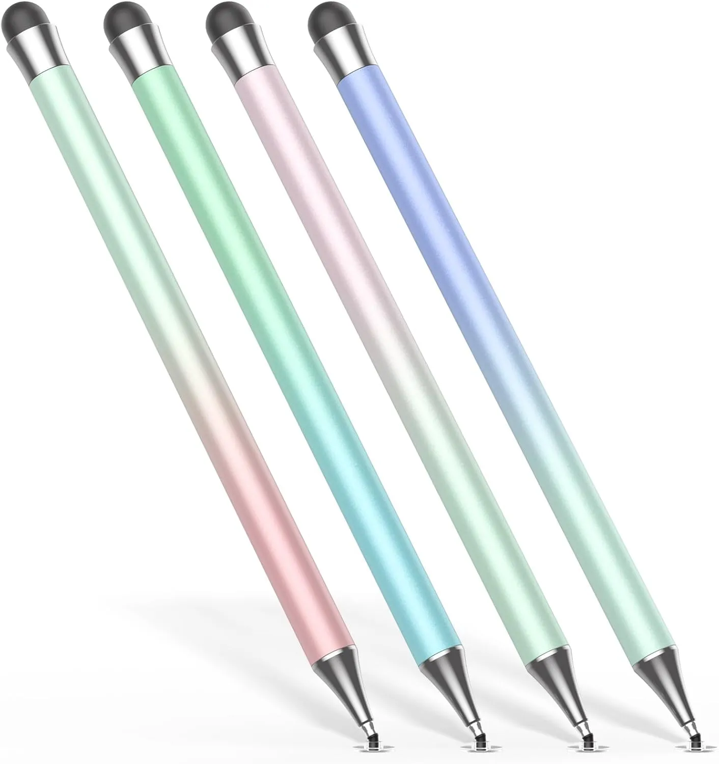 6PCS Universal Stylus Pens for Touch Screens,High Sensitivity Rubber Tips, Compatible with Apple/iPhone/iPad/iOS/Android/Samsung Tablets and All Capacitive Touch Screens (Gorgeous)