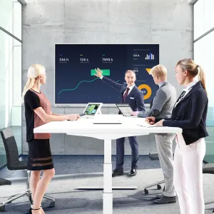 70 Inch 4k smart board touch screen interactive whiteboard,40 point touch digital whiteboard, interactive whiteboard display & smart board for classroom and office use, electronic whiteboard
