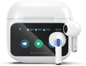 A11 PRO Translator Earbuds Real-Time, Language Translator Earbuds for 144 Languages & 8 Offline Translations, Instant Two-Way Translation Device with APP & Charging Base for Travel Business Meetings