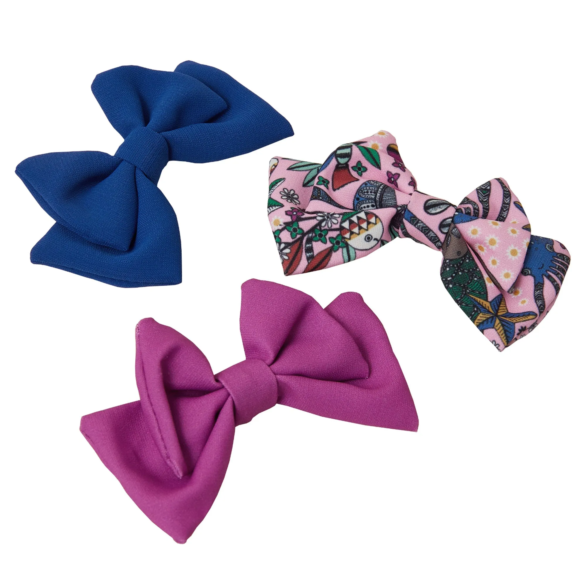 Accessorize London Girls Bow Clips 3-Pack