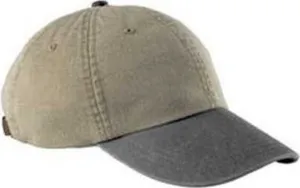 Adams AD969 Optimum Pigment Dyed-Cap - Khaki Charcoal