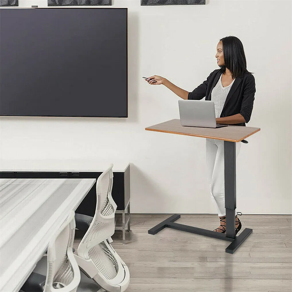 Adjustable Slide Under Couch Laptop Dining Side Table, Portable