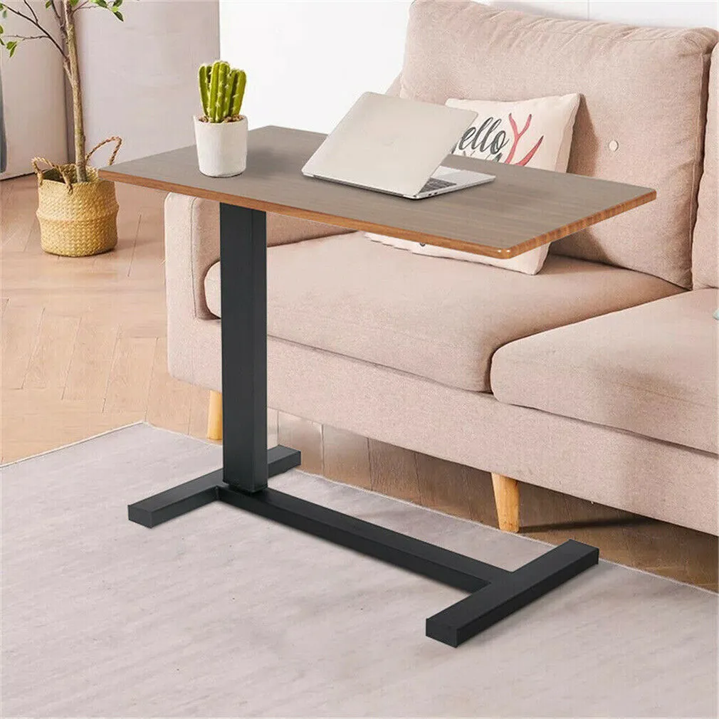 Adjustable Slide Under Couch Laptop Dining Side Table, Portable