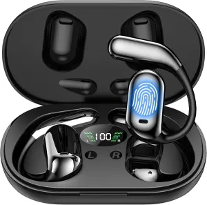 AI Language Translator Earbuds:3-in-1 Translator Earbuds with 150 Languages Real-time Translation and 10 Languages Offline Translation,HiFi,Suitable for Travel Study and Business(Black)