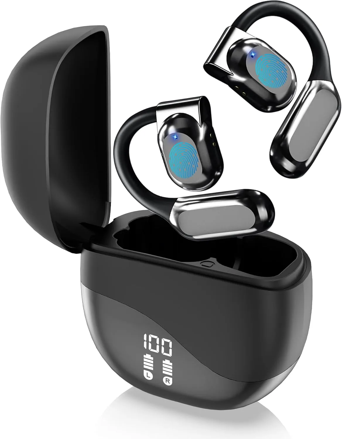 AI Translation Earbuds Real Time, 144 Language Translator Earbuds 3-in-1 Translating Headphones, Audifonos Traductores Ingls Espaol, Translate Device with Charging Case fit iOS & Android