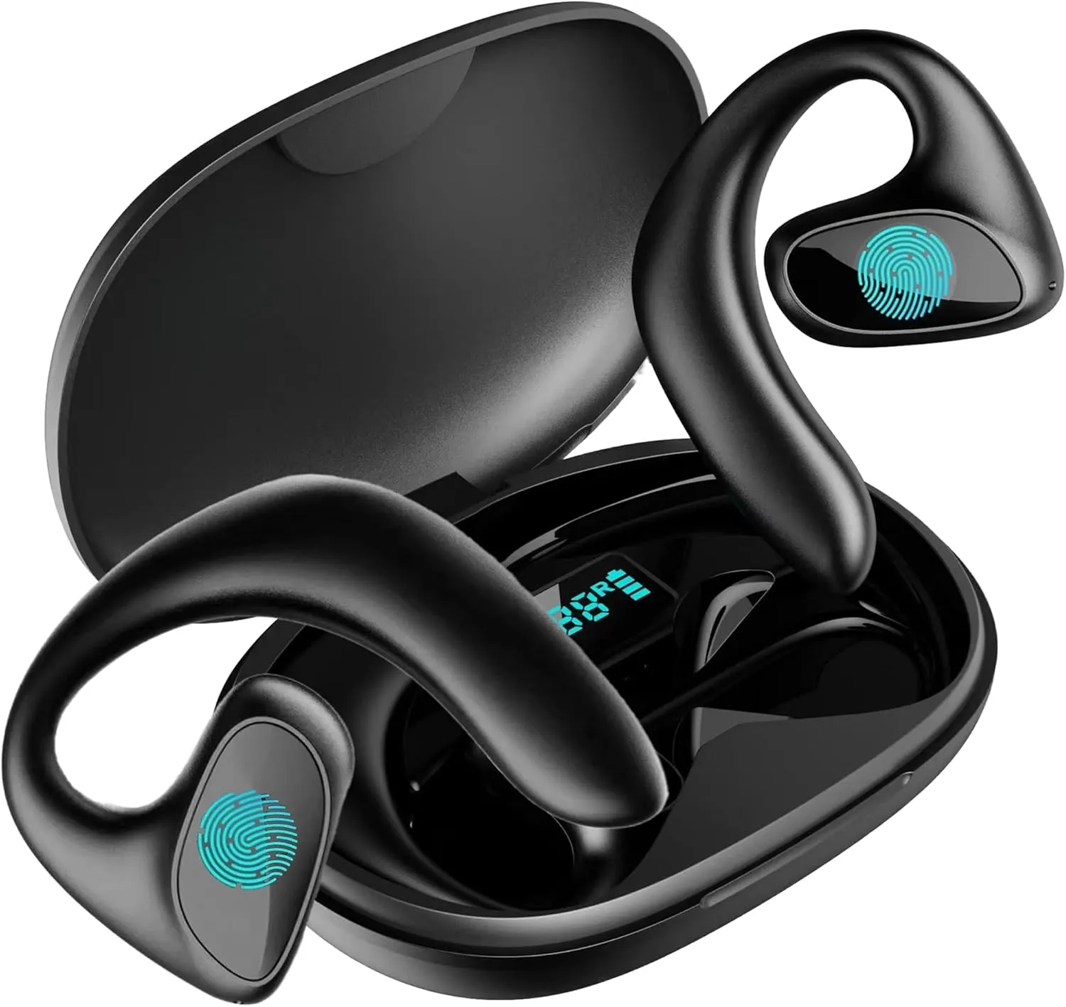AI Translation Earbuds Real Time - All Language Translator Headphone Translating Earpiece Device - Wireless Bluetooth Ear Bud Offline Live Translate Earphone Interpreter Open Earpod for iPhone Android