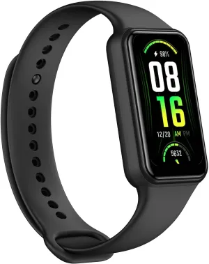 Amazfit Band 7 Fitness & Health Tracker for Women Men, 18-Day Battery Life, Alexa Built-in, 1.47AMOLED Display, Heart Rate & SPO Monitoring, 120 Sports Modes, 5 ATM Water Resistant, Black (Renewed)