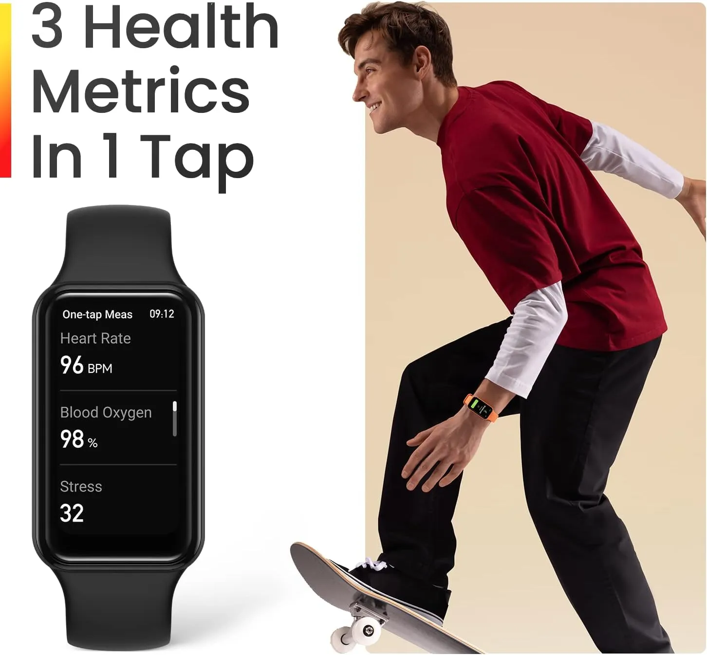 Amazfit Band 7 Fitness & Health Tracker for Women Men, 18-Day Battery Life, Alexa Built-in, 1.47AMOLED Display, Heart Rate & SPO Monitoring, 120 Sports Modes, 5 ATM Water Resistant, Black (Renewed)