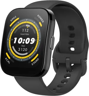 Amazfit Renewed Bip 5 Smart Watch for Men & Women, Alexa Built-in, GPS, Bluetooth Call, 10-Day Long Battery, Refurbished Health Fitness Tracker, Smartwatch for Android Phone & iPhone(Black)