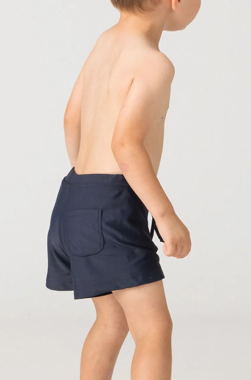 Baby Swim Trunks in Sapphire