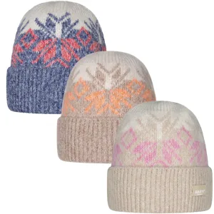 Barts Womens Fairywren Fair Isle Pattern Fleeceband Beanie