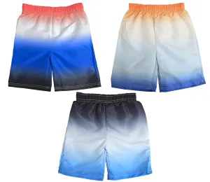BBX-CN38 - Wholesale Boy's & Little Boy's Gradient Swim Trunk