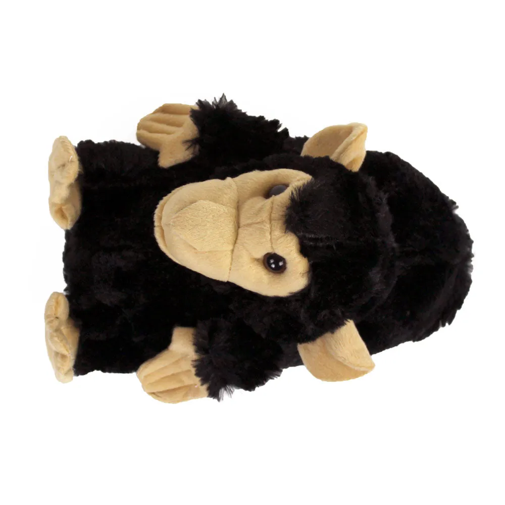 Black Monkey Animal Slippers