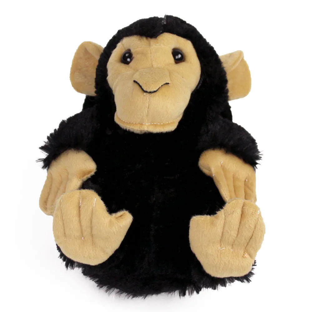 Black Monkey Animal Slippers