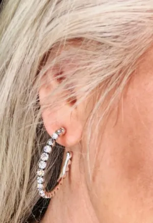 Blingin' in My Hoops Earrings