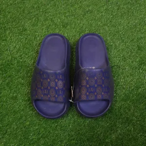 Blue Printed Comfy Slippers