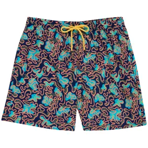 Boys Swim Trunks Boxer Brief Liner (sizes 6-14) | “Deep Dive"