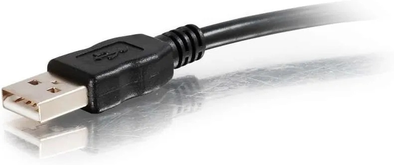 C2G 38999 USB Active Extension Cable - USB 2.0 A Male to A Female Cable, Center Booster Format, Black (39.4 Feet, 12 Meters)