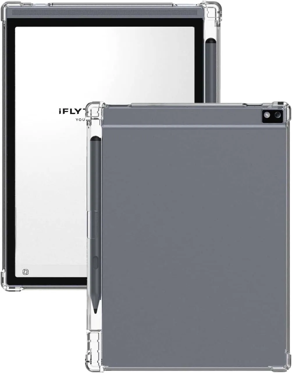 Case for iFLYTEK AINOTE Air 2,NOUKAJU Tablet Protection Case,Ultra Clear Soft Flexible TPU,Protection Cover for iFLYTEK AINOTE Air 2 8.2inch(Clear)
