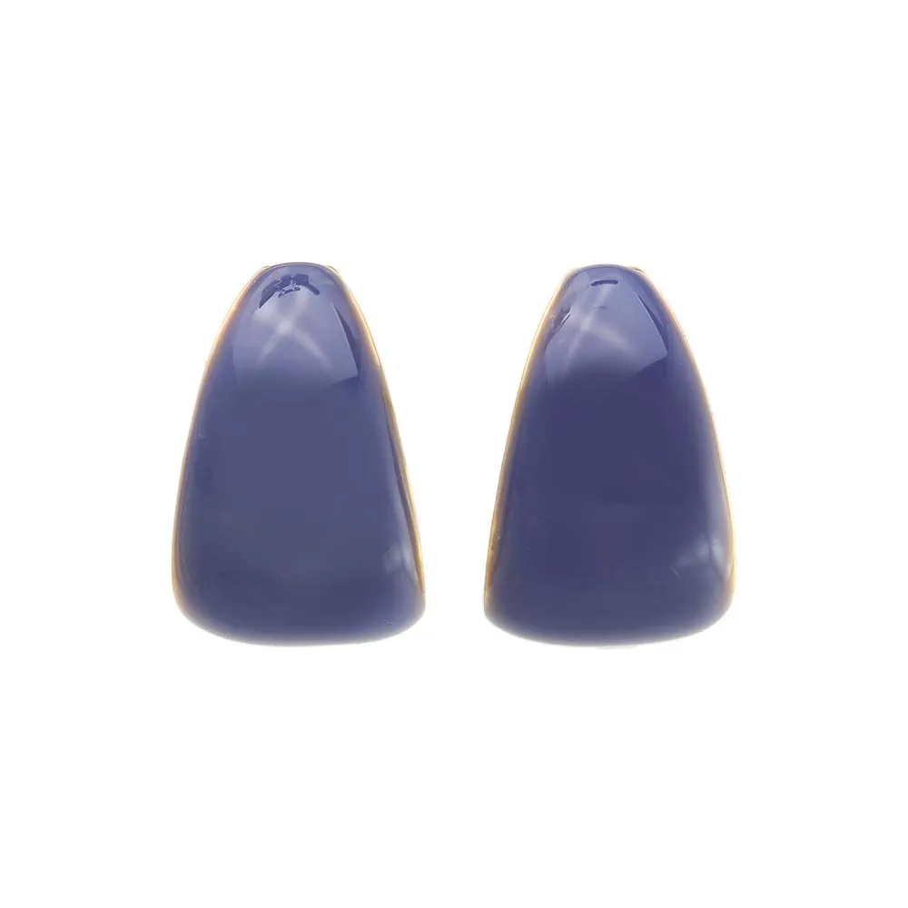 Color Curl Clip On Earrings