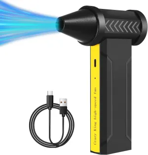 Compressed Air Duster 3 Gear Adjustable Electric Air Duster 160,000RPM, Mini Rechargeable Cordless Handheld Air Blower Duster for Electric Devices Home Gap Cleaning, Replaces Compressed Air Cans