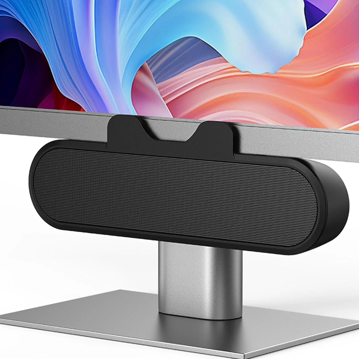 Computer Speakers for Desktop PC,HD Stereo USB Speaker Bar,Monitor Speakers with Loud Sound,Volume Control Easily Clamps for Laptop,PC