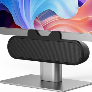 Computer Speakers for Desktop PC,HD Stereo USB Speaker Bar,Monitor Speakers with Loud Sound,Volume Control Easily Clamps for Laptop,PC