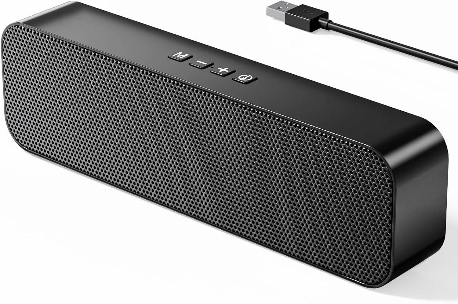 Computer Speakers,Bluetooth Speaker,Stereo Sound & Enhanced Bass with 3.5mm Aux-in, TF Card Port, USB Powered Speakers for Desktop Monitor, PC, Laptop, Tablets,New Upgrade