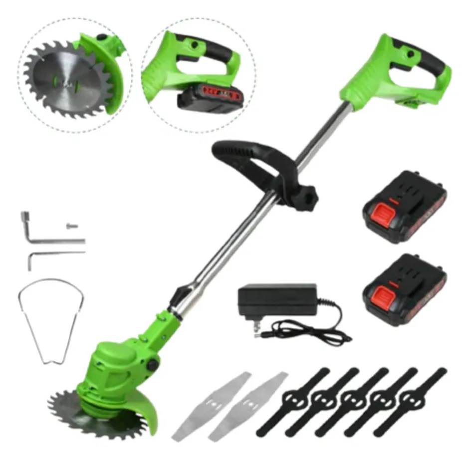 Cordless Weed Eater, Grass Trimmer, Powerful 24V Electric Brush Cutter