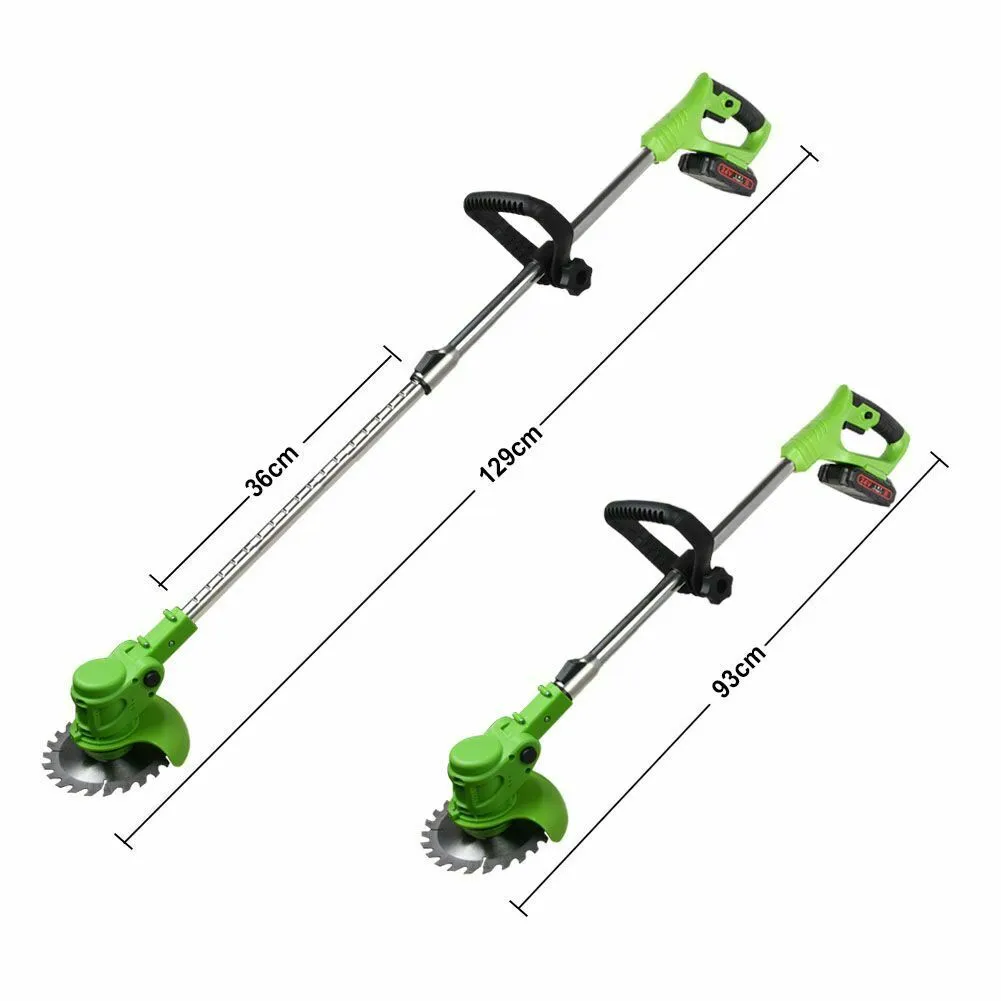 Cordless Weed Eater, Grass Trimmer, Powerful 24V Electric Brush Cutter