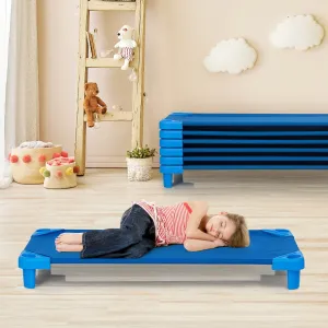 Cozy Preschool Toddler Nap Cot Bed 6 Pack for Daycare & Home Use