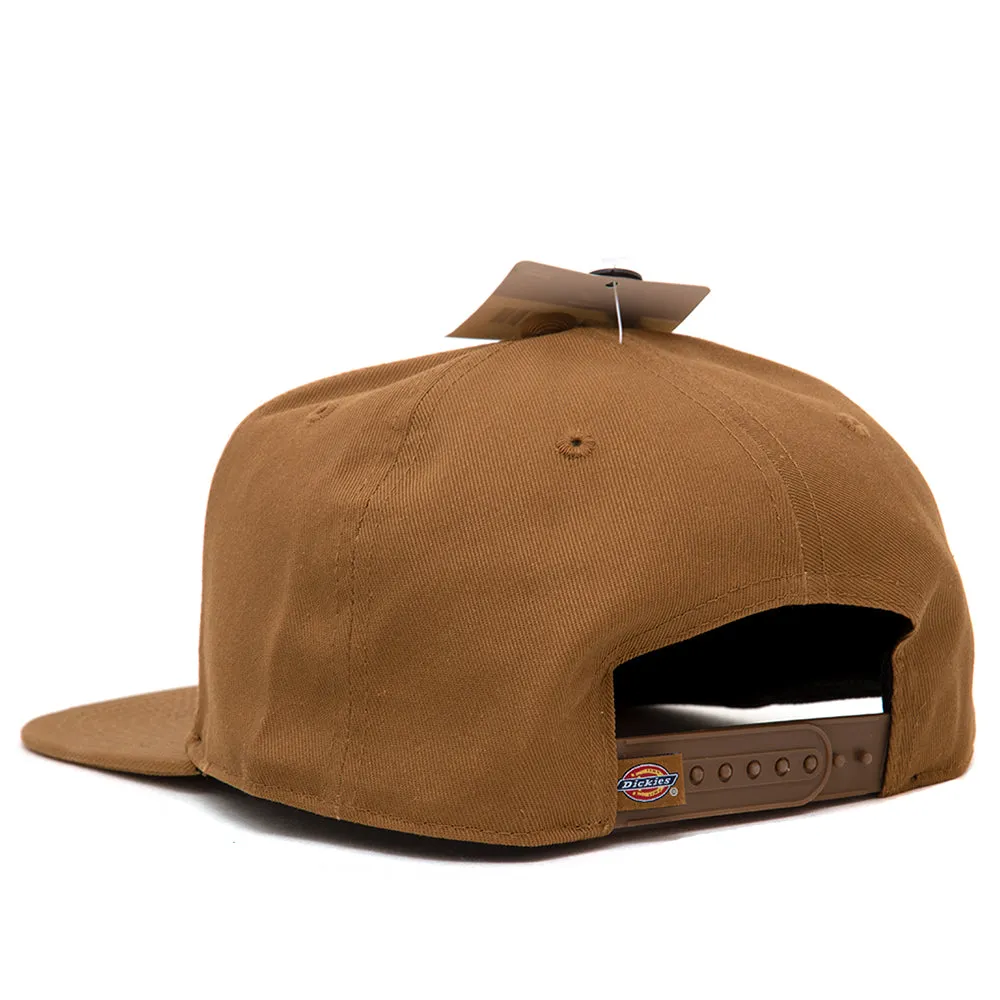 Dickies Skateboarding Flat Bill Cap (Brown Duck) (S )