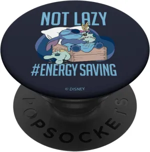 Disney Lilo & Stitch Not Lazy Energy Saving PopSockets Standard PopGrip