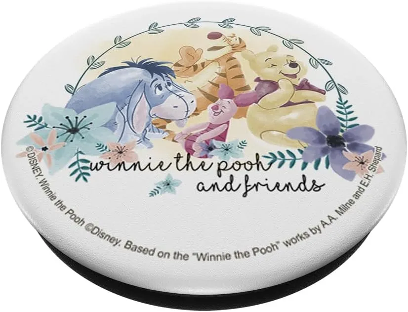 Disney Winnie the Pooh Winnie And Friends Laughing PopSockets Standard PopGrip