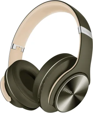DOQAUS Bluetooth Headphones Over Ear, 90 Hours Playtime Wireless Headphone with 3 EQ Modes, Noise Isolating HiFi Stereo with Deep Bass, Microphone, Soft Earpads for Cellphone/PC