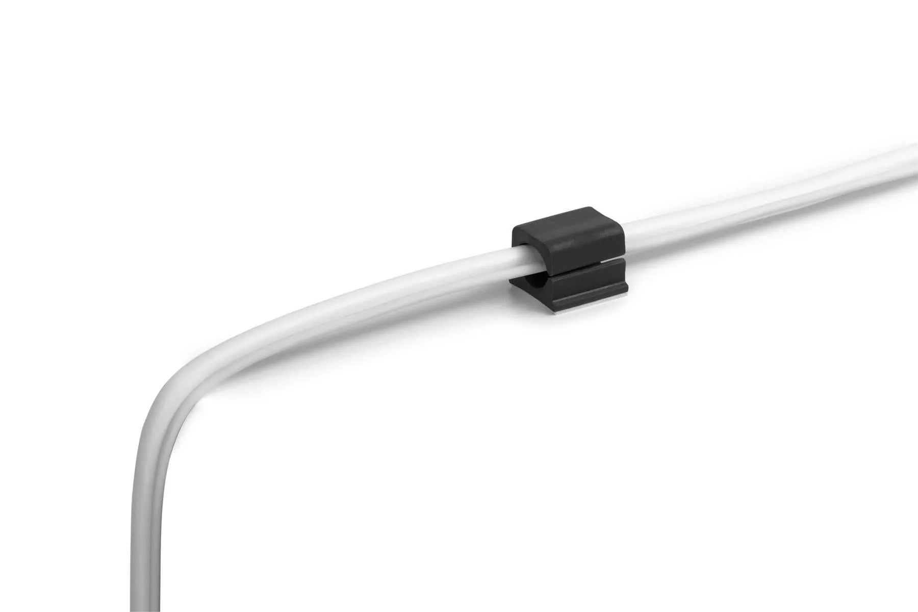 Durable CAVOLINE PRO Cable Management Tidy Clips | 4 Pack | Large Grey