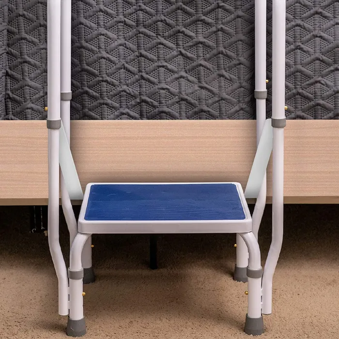 Elderly Adults High Bedside Step Stool With Handles