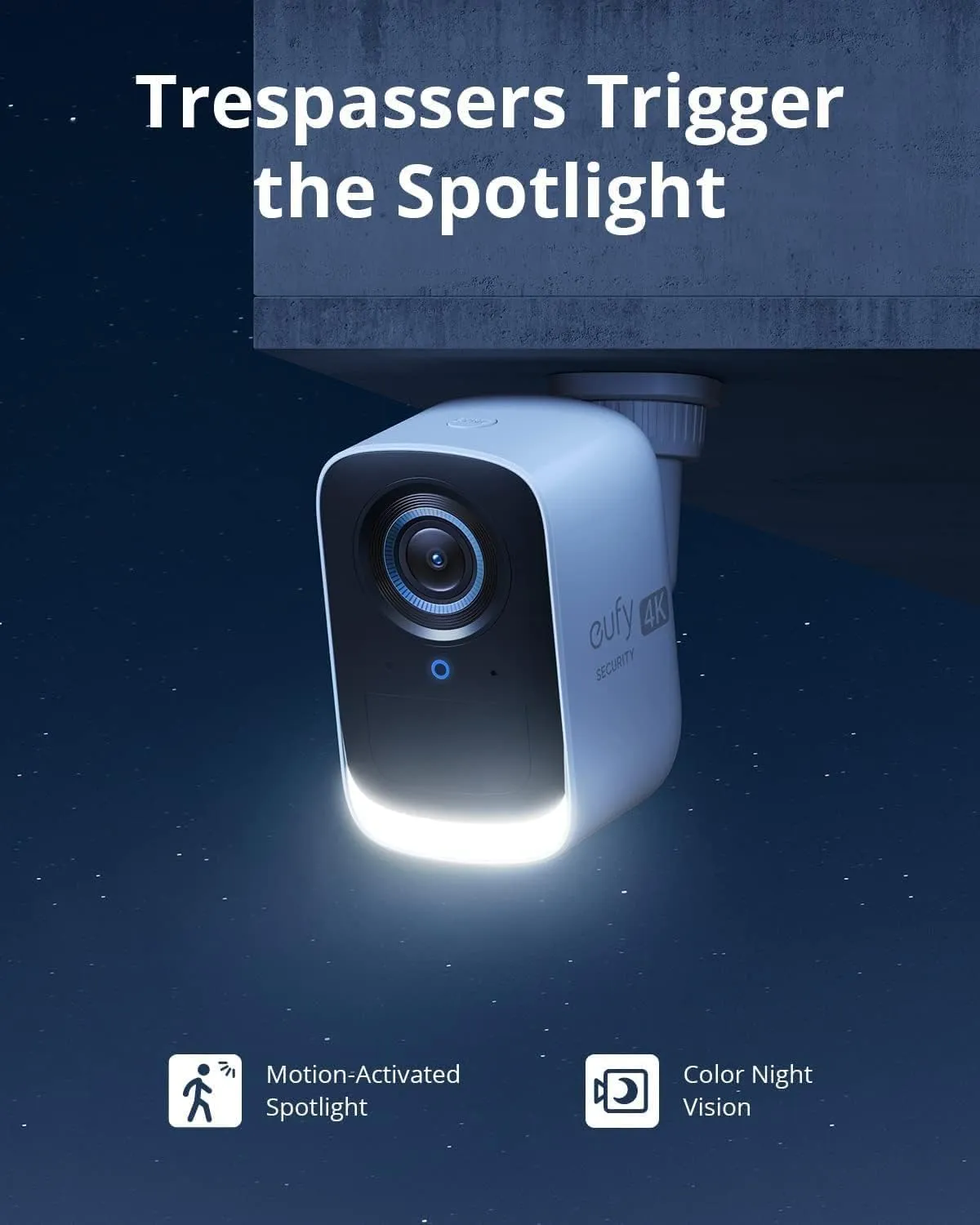 eufy security eufyCam S300(eufyCam 3C)4-Cam Kit, Security Camera Outdoor Wireless, 4K Camera, Expandable Local Storage, Face Recognition AI, Spotlight, Color Night Vision, 2.4GHz Wi-Fi, No Monthly Fee