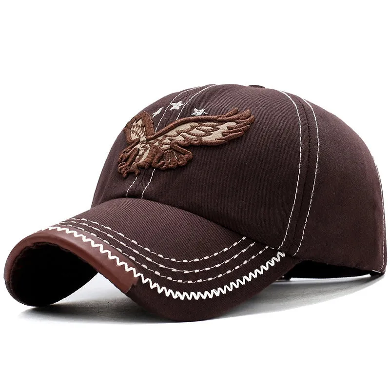 Fashion 3D Eagle Embroidery Baseball Caps