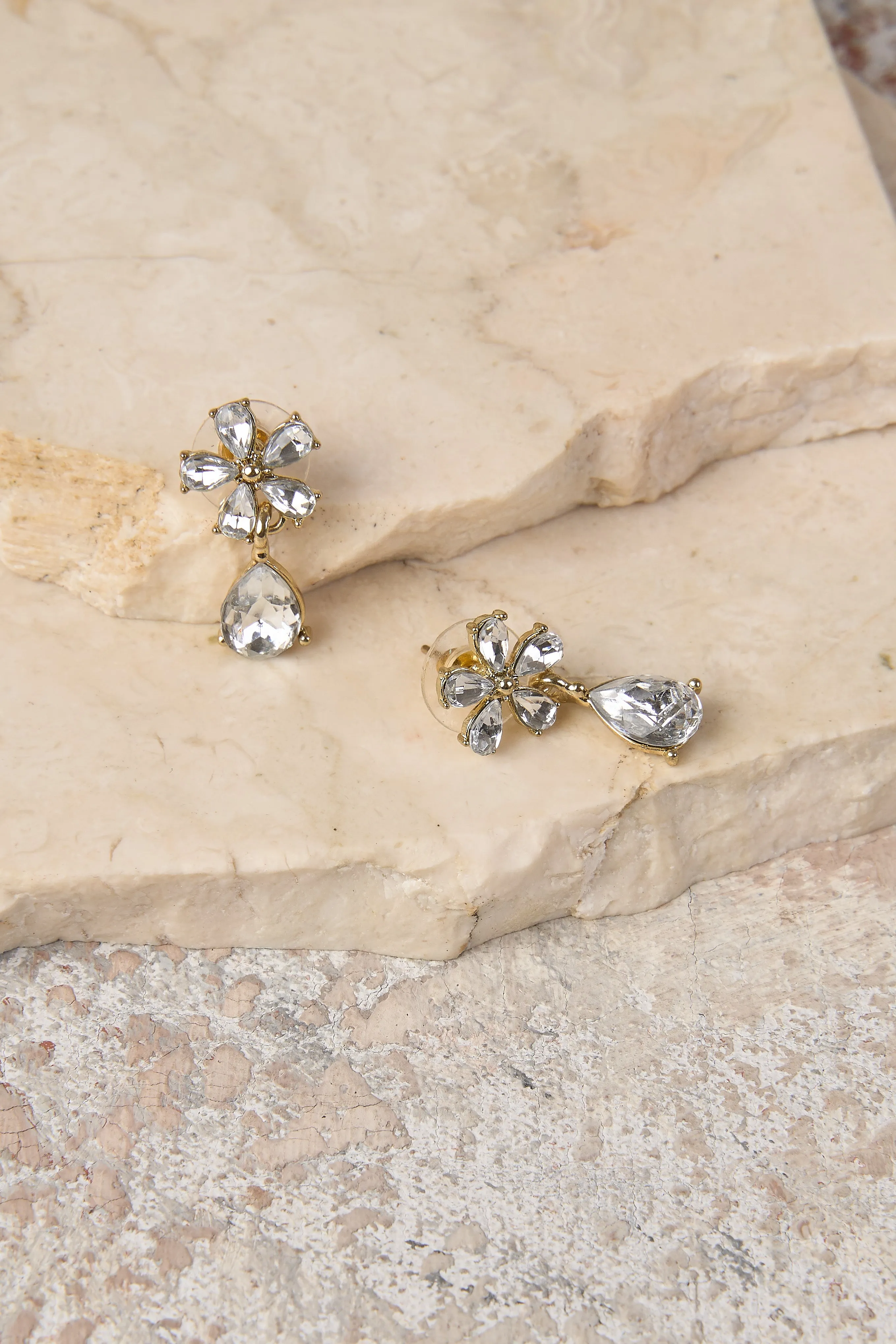 Flower Droplet Earrings