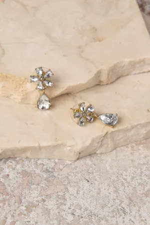 Flower Droplet Earrings