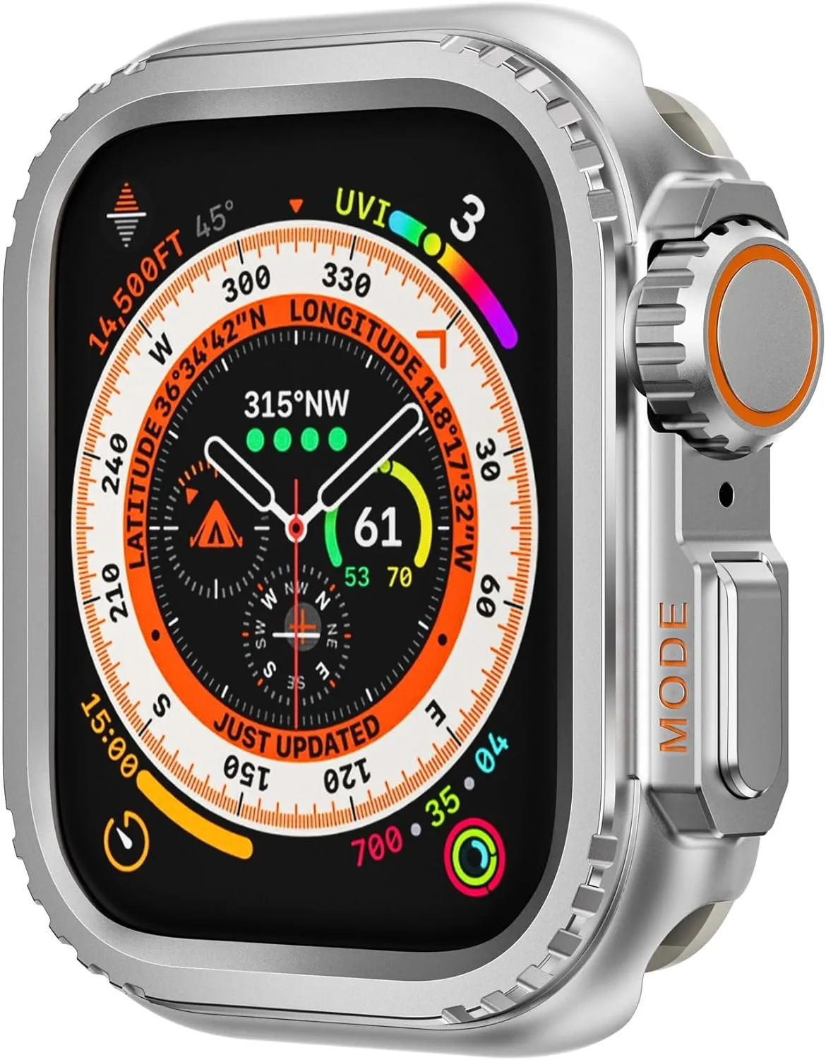 For Apple Watch Watch Case 44mm 45mm 46mm 42mm 49mm Case Metal Watch Case