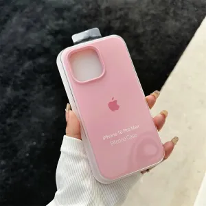 for iPhone 14-13 Soft Silicone Case Protective Cover with Box(for iPhone 14-13/Pink)
