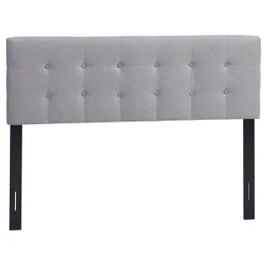 Full Queen-Sized Tufted Fabric Headboard for Elegant Bedroom Decor
