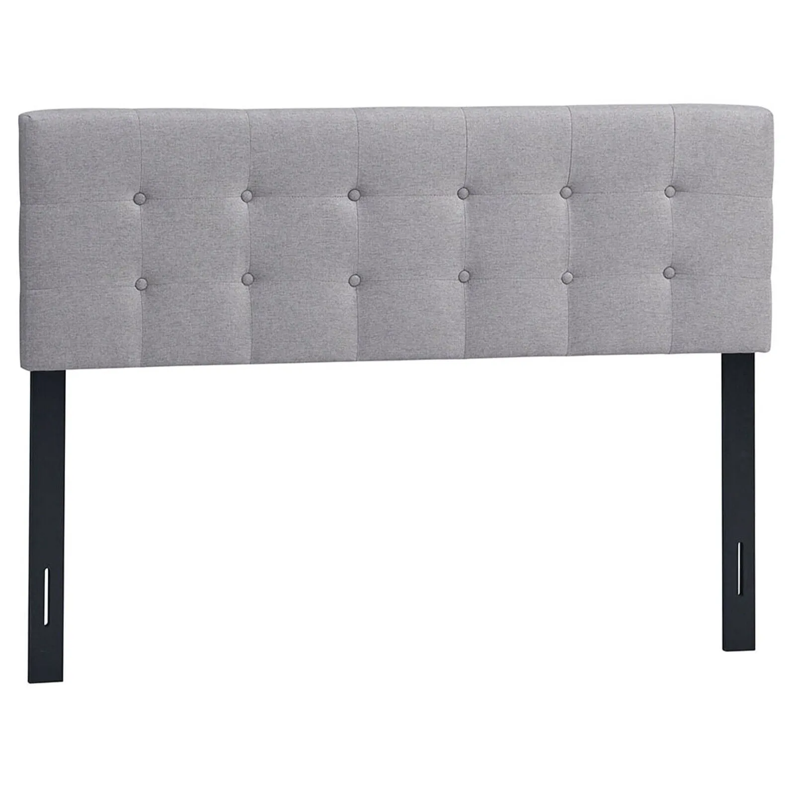 Full Queen-Sized Tufted Fabric Headboard for Elegant Bedroom Decor