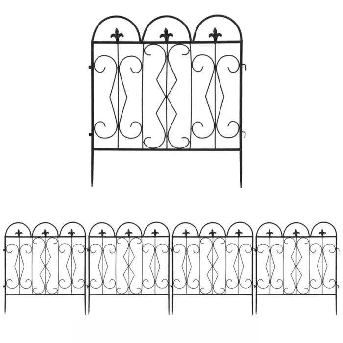 Garden Border Decorative Metal Fence Panels
