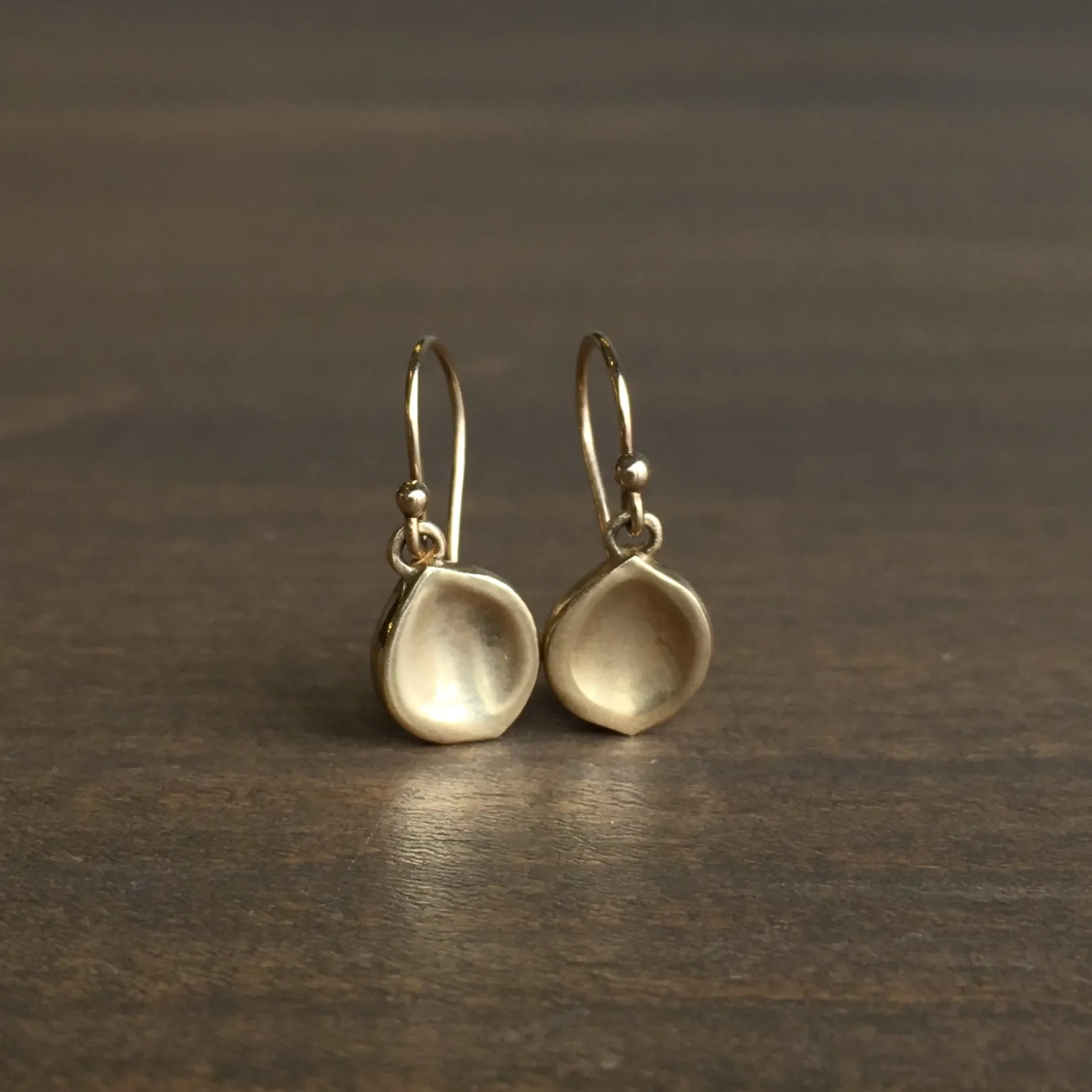Gold Seed Earrings